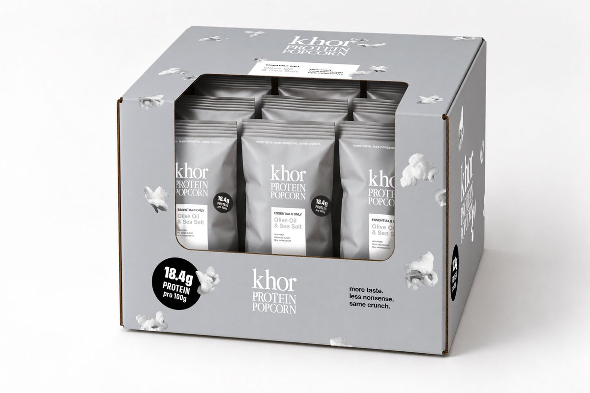 Protein Popcorn Olive Oil & Sea Salt (12 Stück)